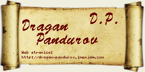 Dragan Pandurov vizit kartica